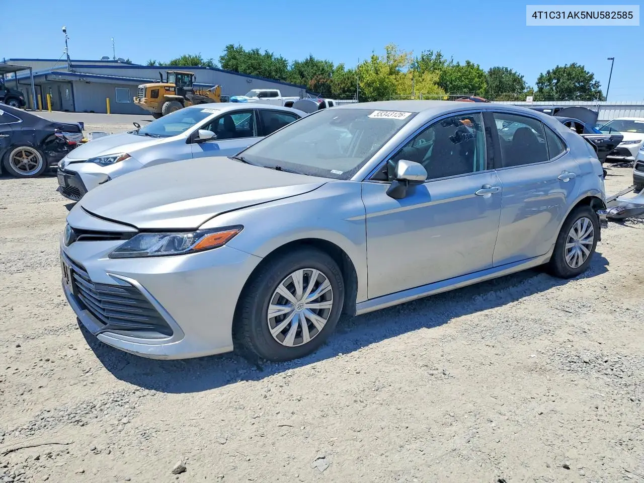 2022 Toyota Camry Le VIN: 4T1C31AK5NU582585 Lot: 55343126