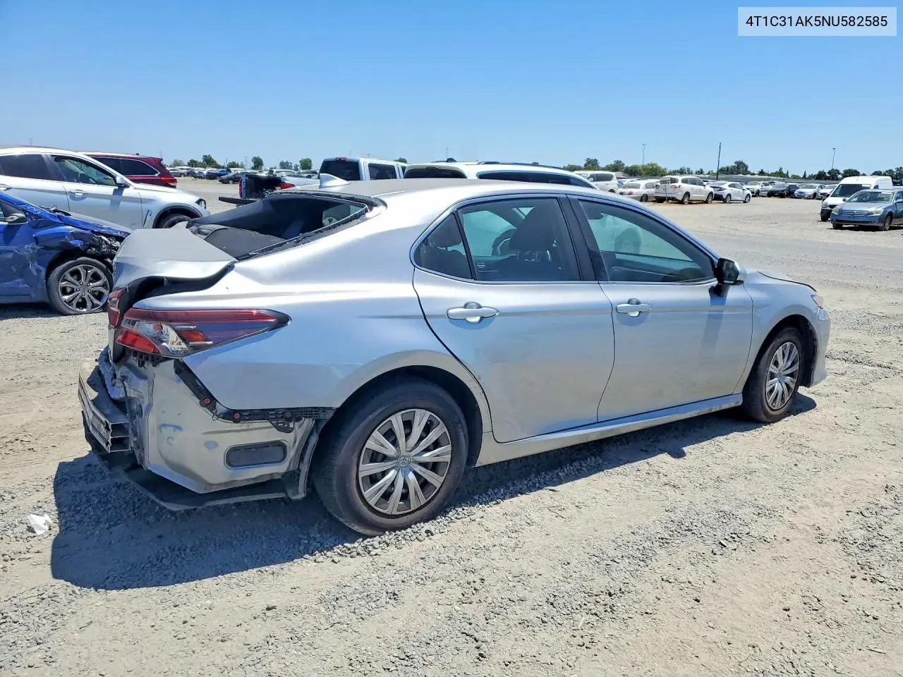 2022 Toyota Camry Le VIN: 4T1C31AK5NU582585 Lot: 55343126