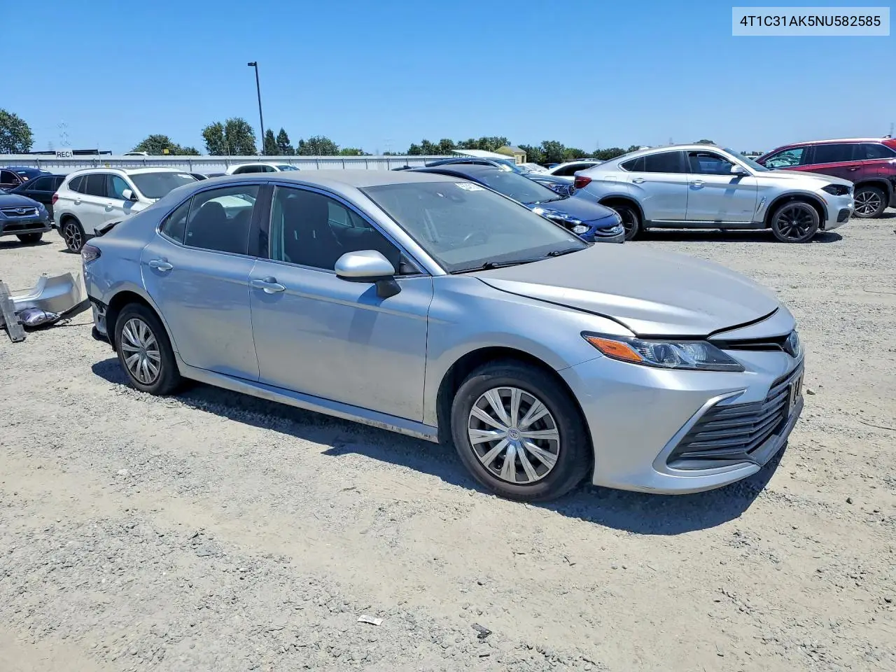 2022 Toyota Camry Le VIN: 4T1C31AK5NU582585 Lot: 55343126