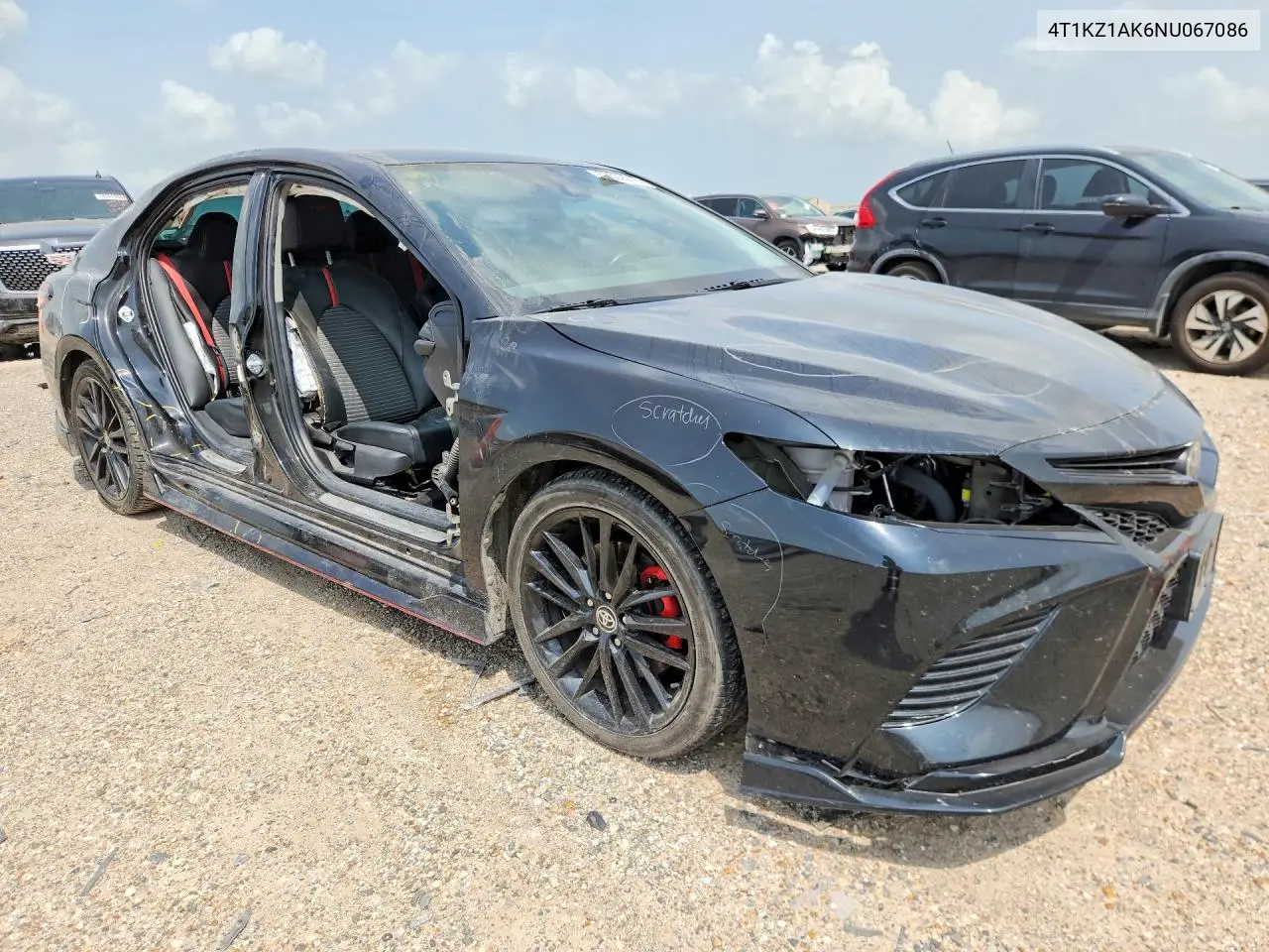 2022 Toyota Camry Trd VIN: 4T1KZ1AK6NU067086 Lot: 57592916