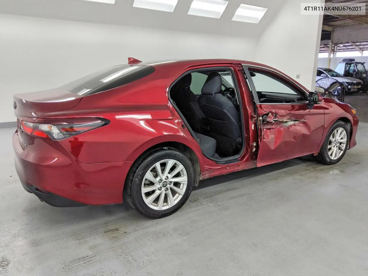 2022 Toyota Camry Le VIN: 4T1R11AK4NU676201 Lot: 58023816