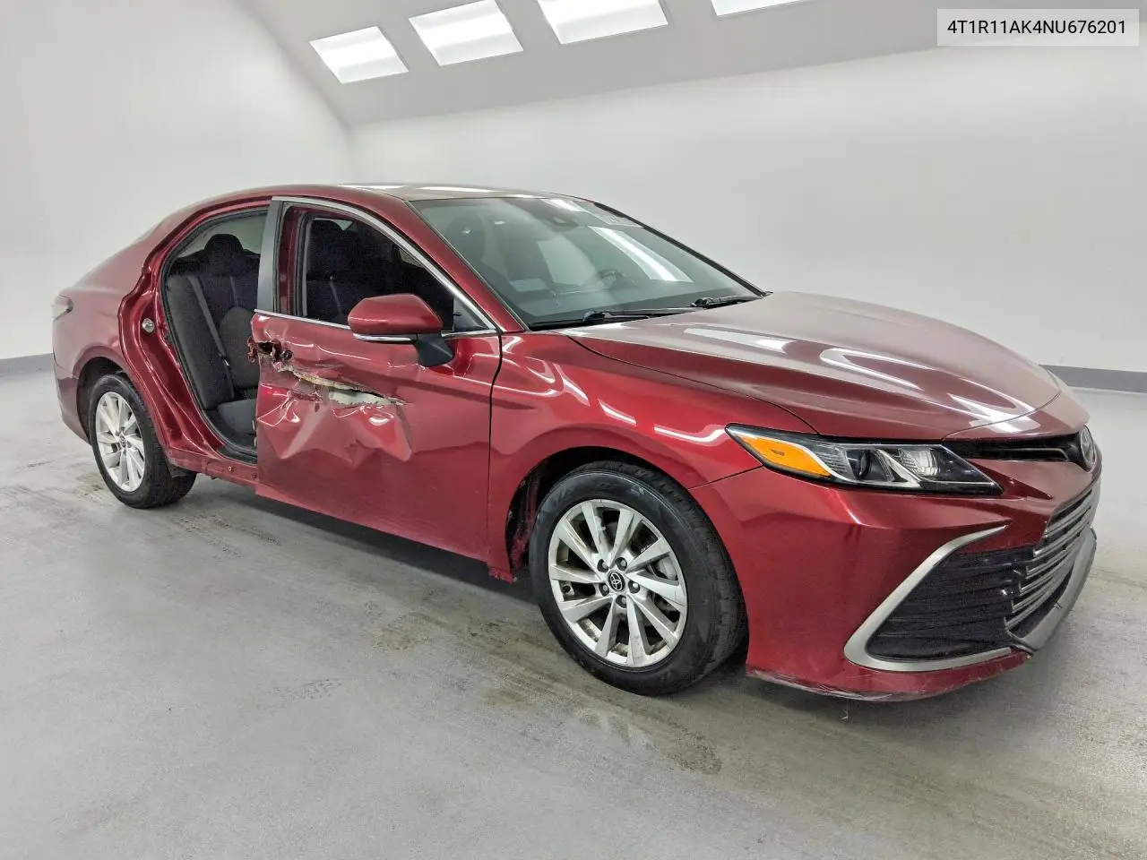 2022 Toyota Camry Le VIN: 4T1R11AK4NU676201 Lot: 58023816