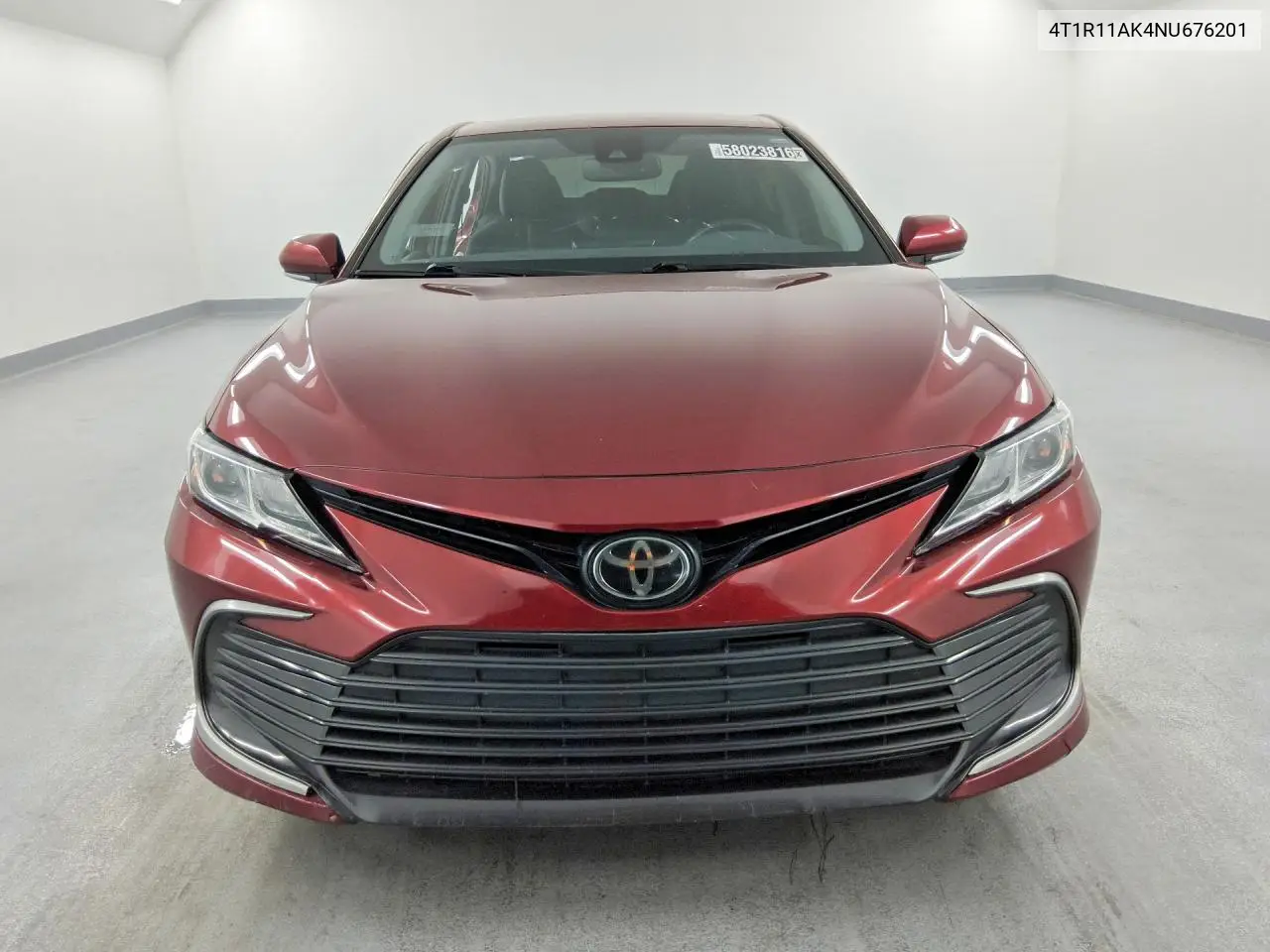 2022 Toyota Camry Le VIN: 4T1R11AK4NU676201 Lot: 58023816