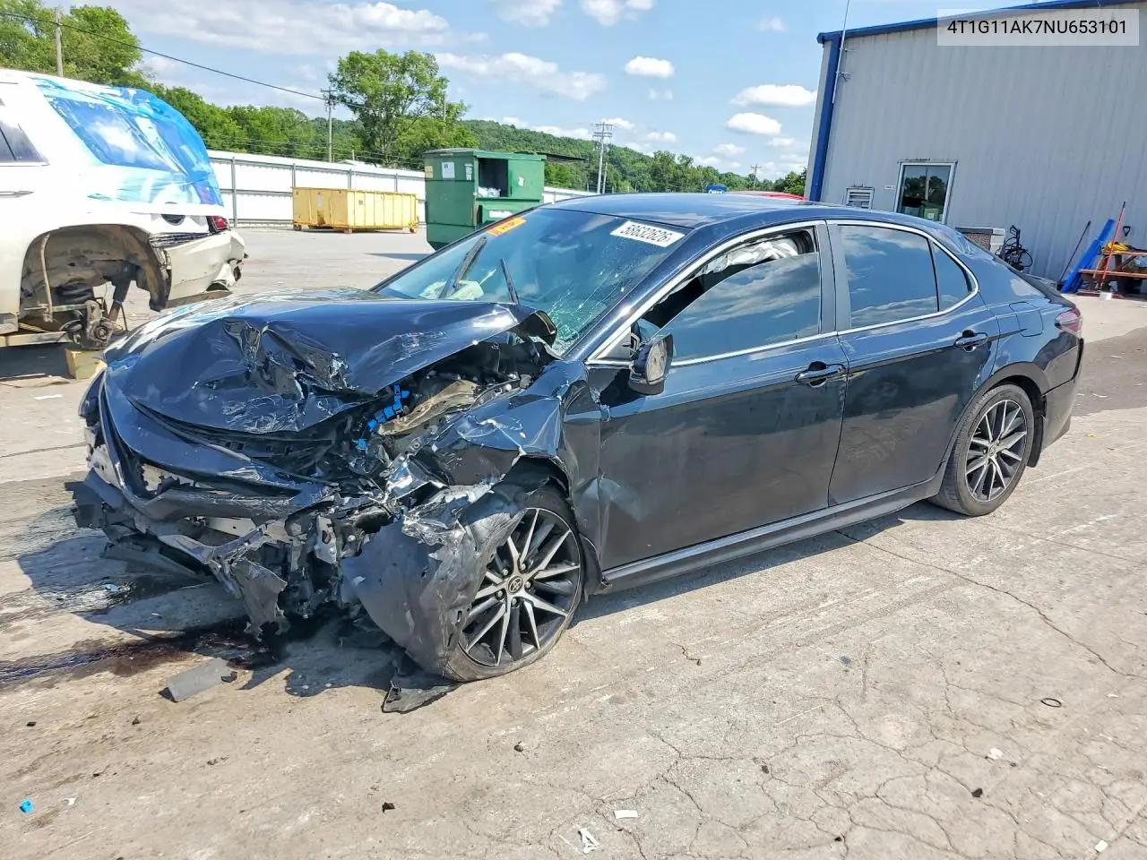 2022 Toyota Camry Se VIN: 4T1G11AK7NU653101 Lot: 58632626