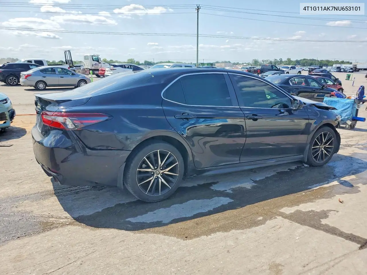 2022 Toyota Camry Se VIN: 4T1G11AK7NU653101 Lot: 58632626