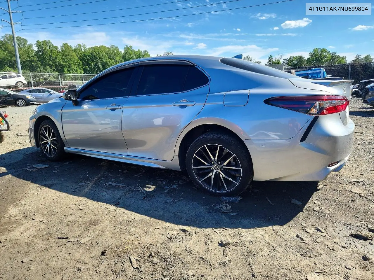 2022 Toyota Camry Se VIN: 4T1G11AK7NU699804 Lot: 58743596