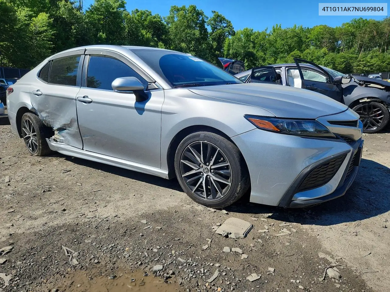 2022 Toyota Camry Se VIN: 4T1G11AK7NU699804 Lot: 58743596