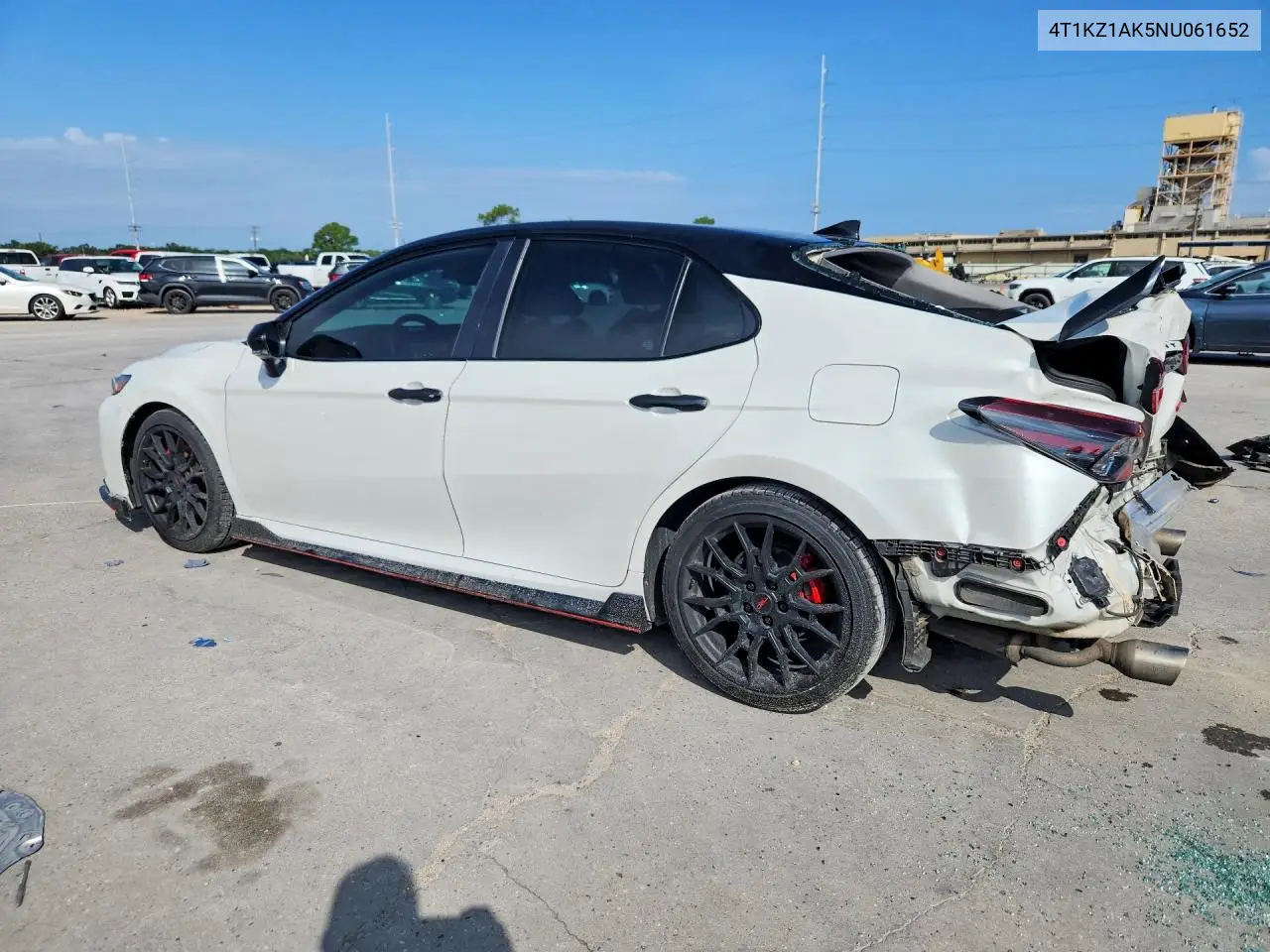 2022 Toyota Camry Trd VIN: 4T1KZ1AK5NU061652 Lot: 61307186