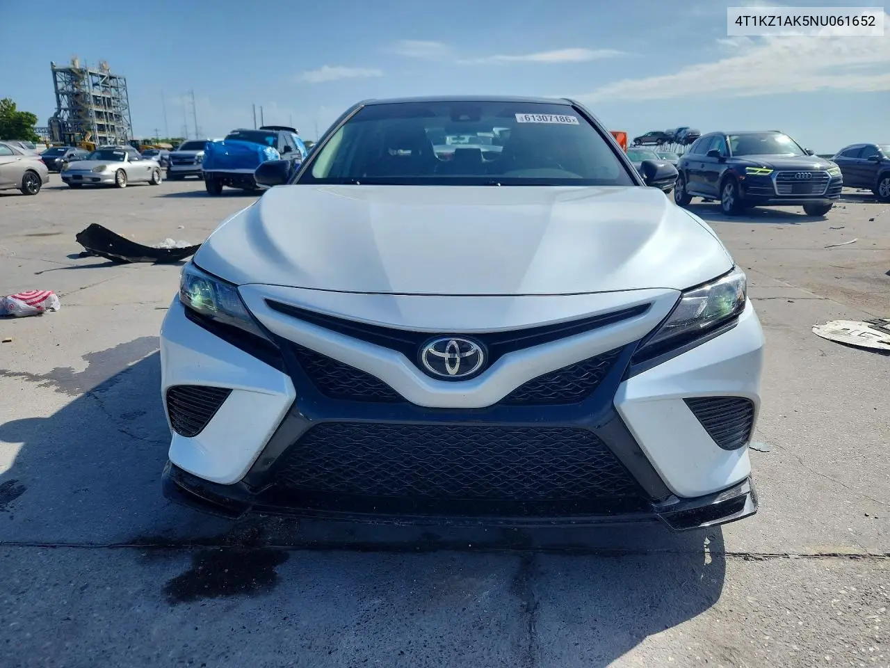 2022 Toyota Camry Trd VIN: 4T1KZ1AK5NU061652 Lot: 61307186