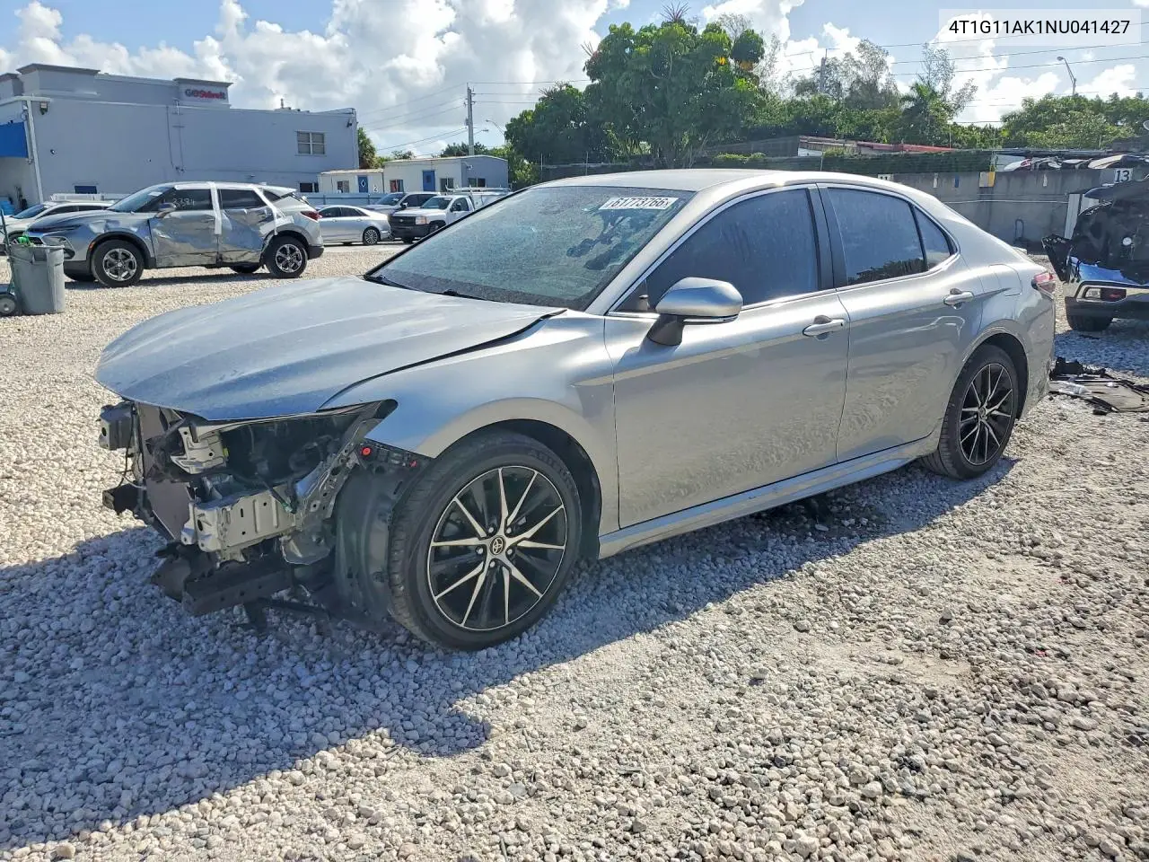 2022 Toyota Camry Se VIN: 4T1G11AK1NU041427 Lot: 61773766