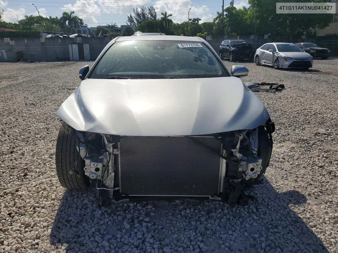 2022 Toyota Camry Se VIN: 4T1G11AK1NU041427 Lot: 61773766