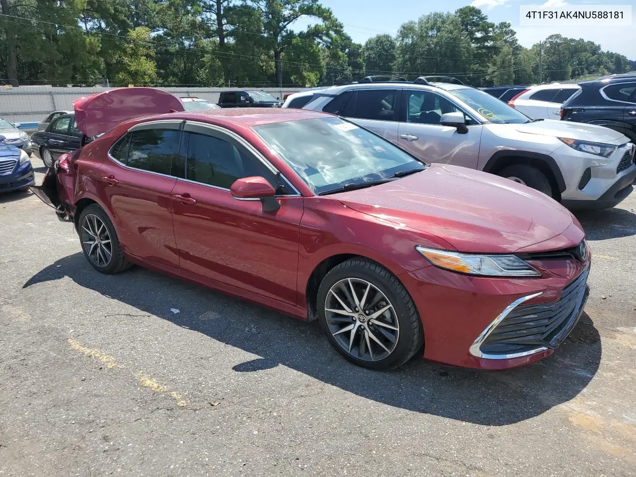 4T1F31AK4NU588181 2022 Toyota Camry Xle
