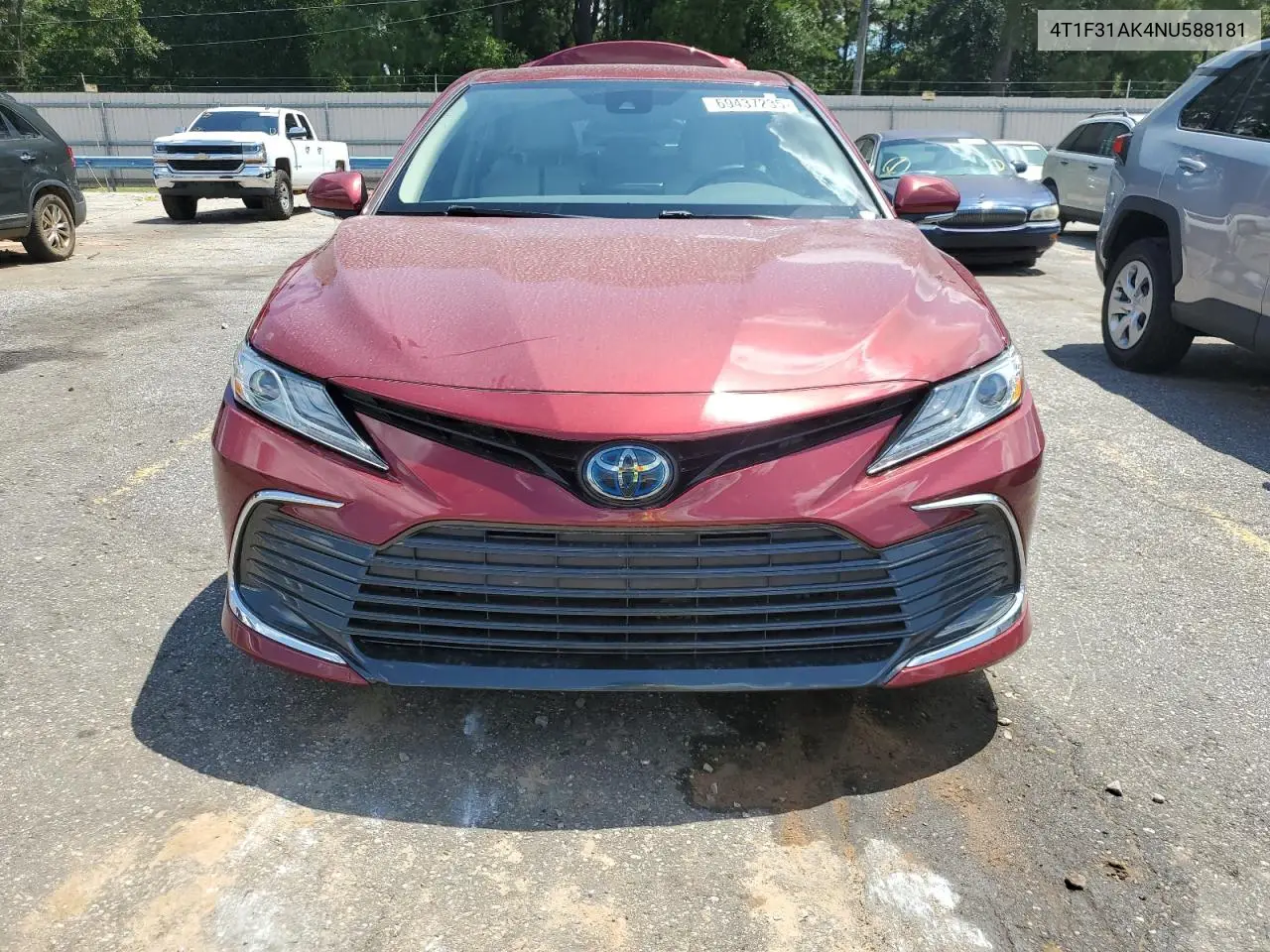 4T1F31AK4NU588181 2022 Toyota Camry Xle
