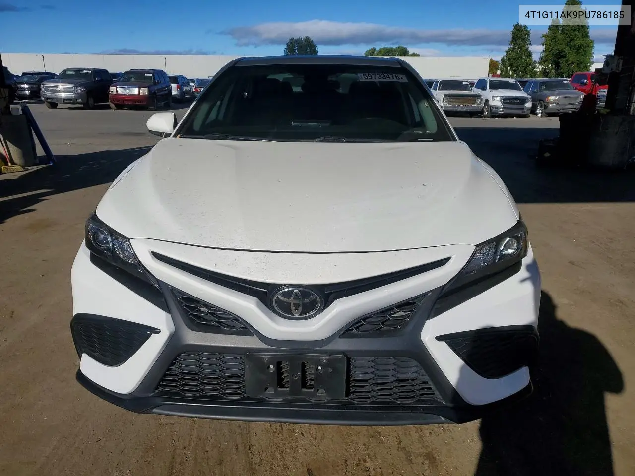 2023 Toyota Camry Se VIN: 4T1G11AK9PU786185 Lot: 59733476