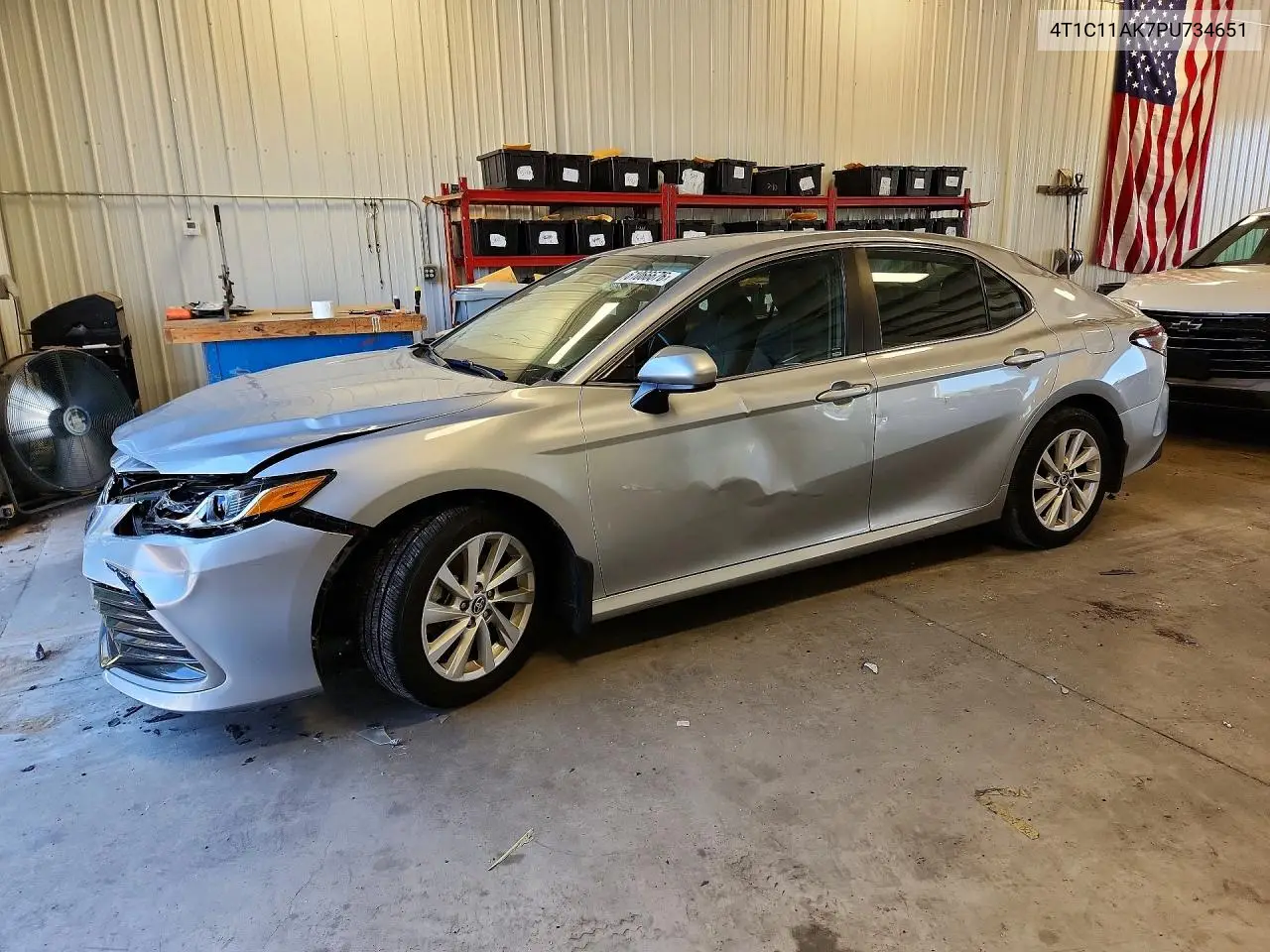 2023 Toyota Camry Le VIN: 4T1C11AK7PU734651 Lot: 61066676