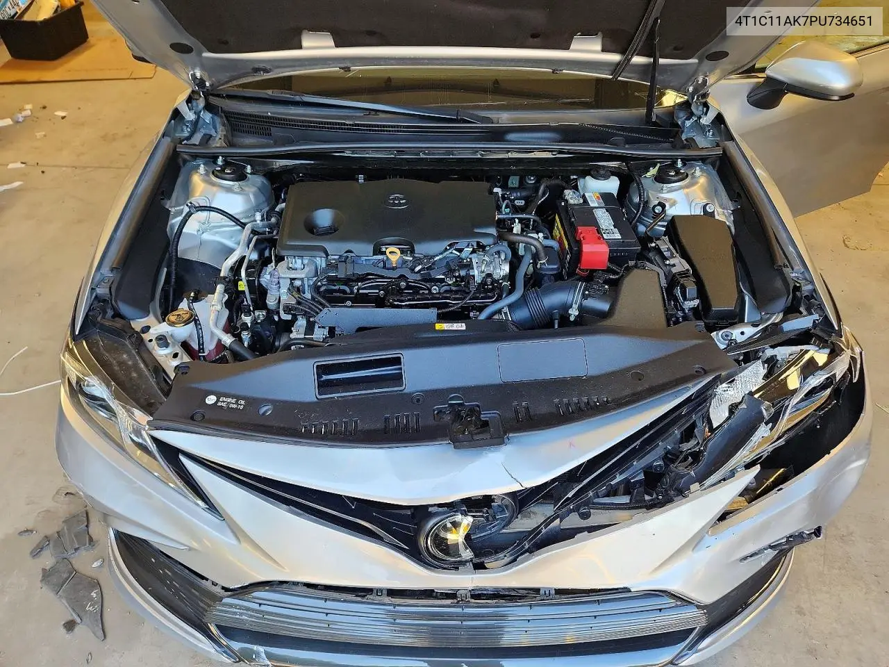 2023 Toyota Camry Le VIN: 4T1C11AK7PU734651 Lot: 61066676