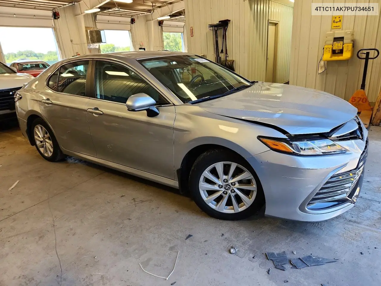 2023 Toyota Camry Le VIN: 4T1C11AK7PU734651 Lot: 61066676