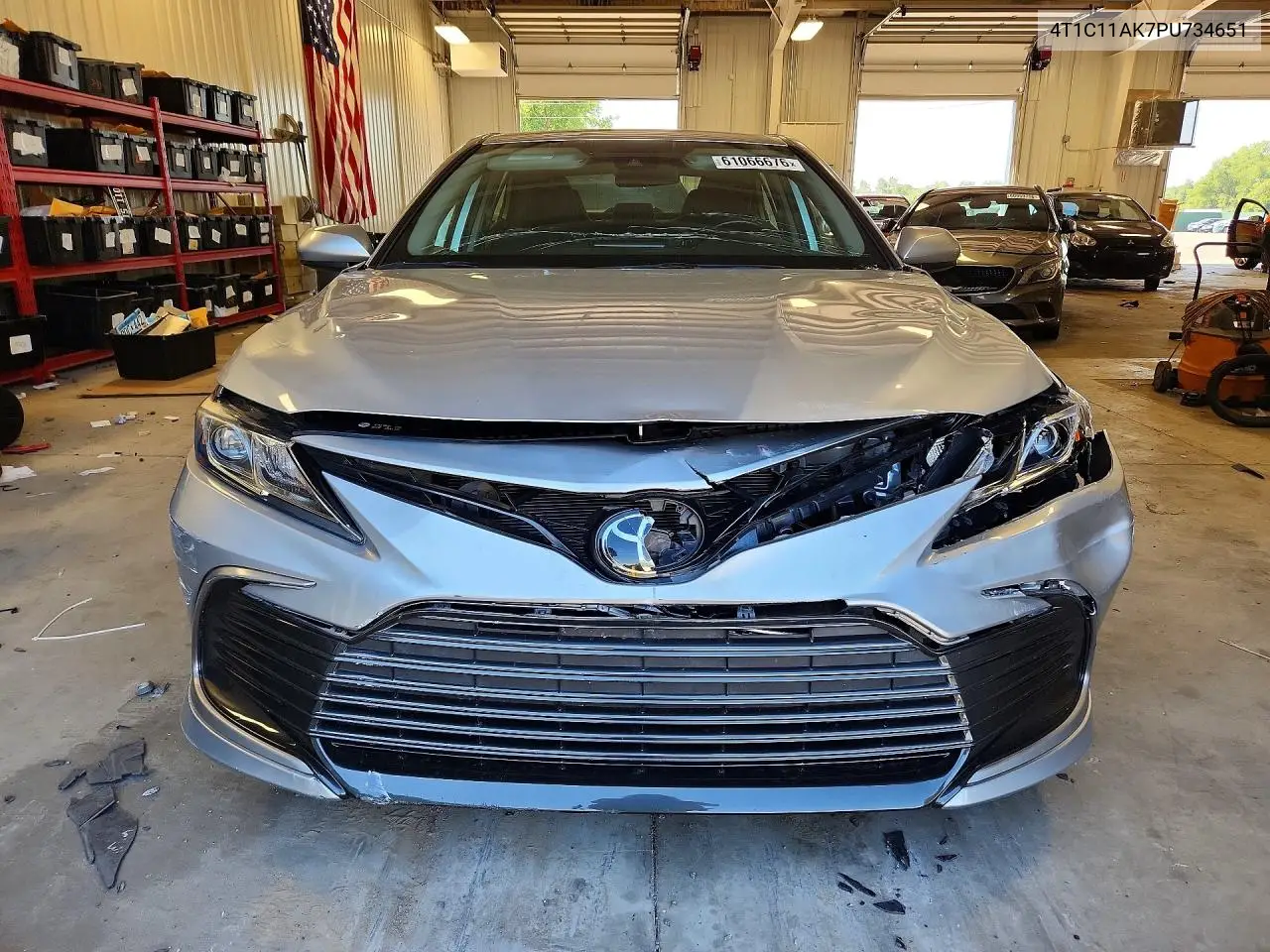 2023 Toyota Camry Le VIN: 4T1C11AK7PU734651 Lot: 61066676