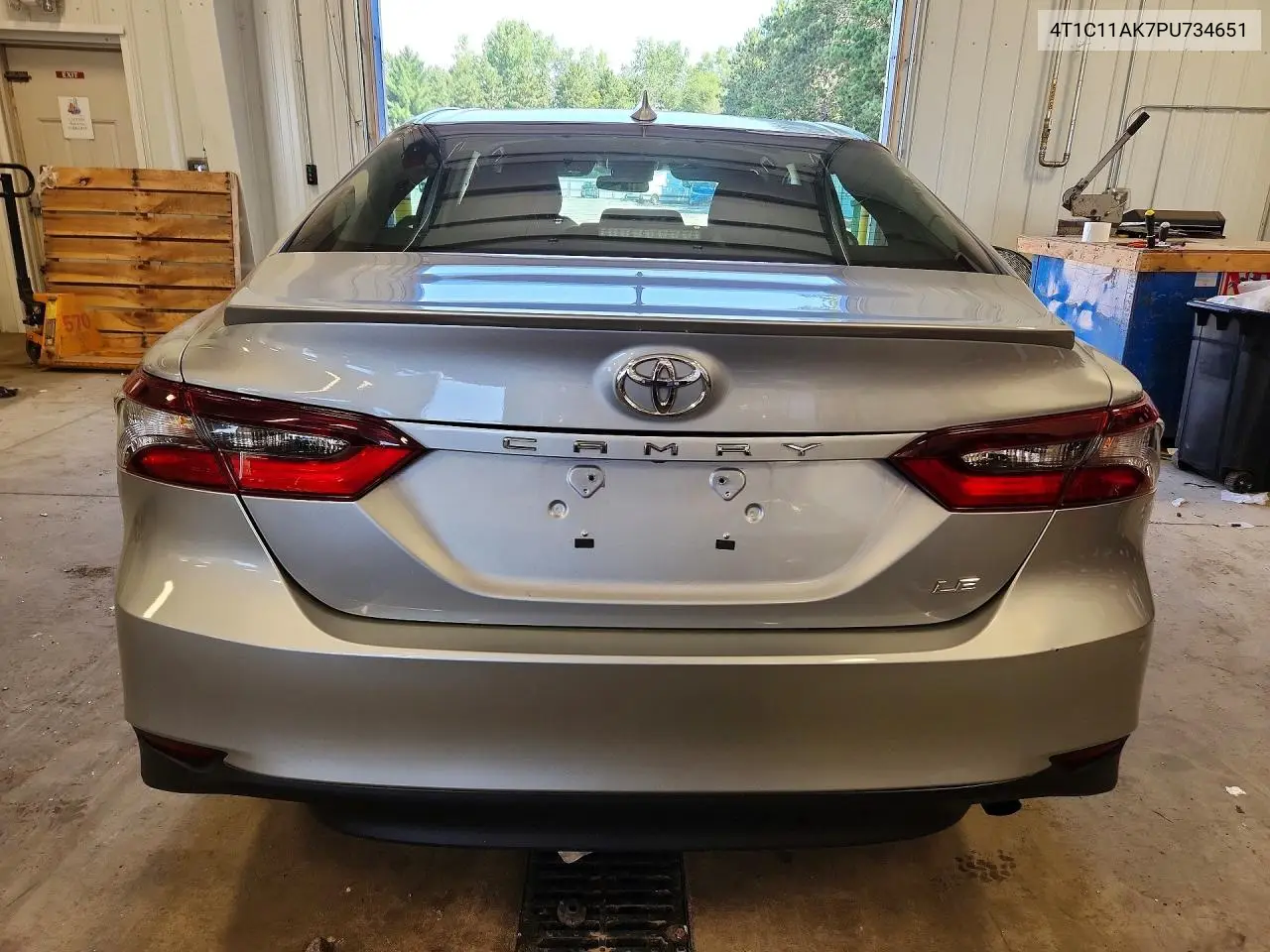 2023 Toyota Camry Le VIN: 4T1C11AK7PU734651 Lot: 61066676