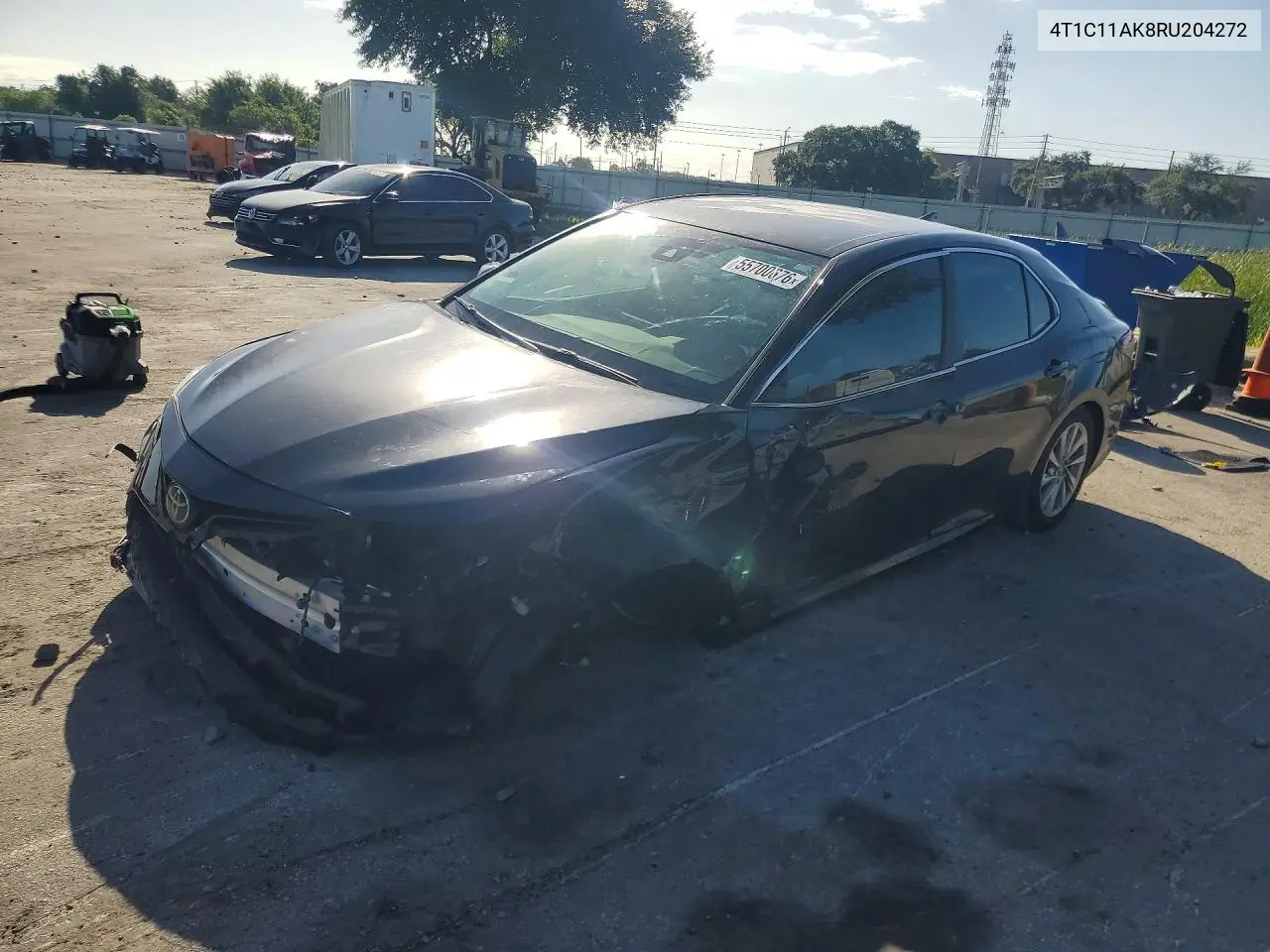 2024 Toyota Camry Le VIN: 4T1C11AK8RU204272 Lot: 55700676