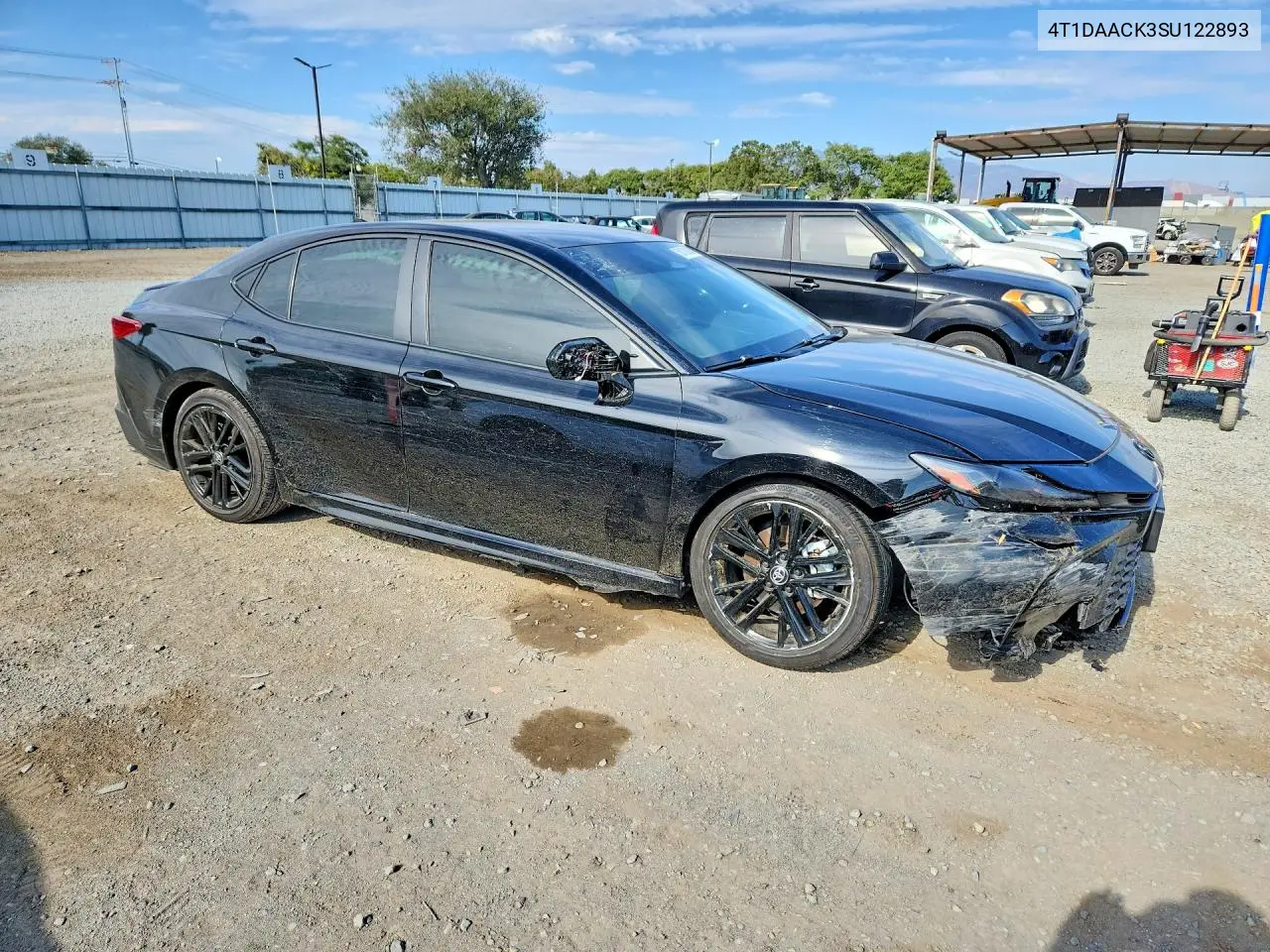 2025 Toyota Camry Se VIN: 4T1DAACK3SU122893 Lot: 58153866