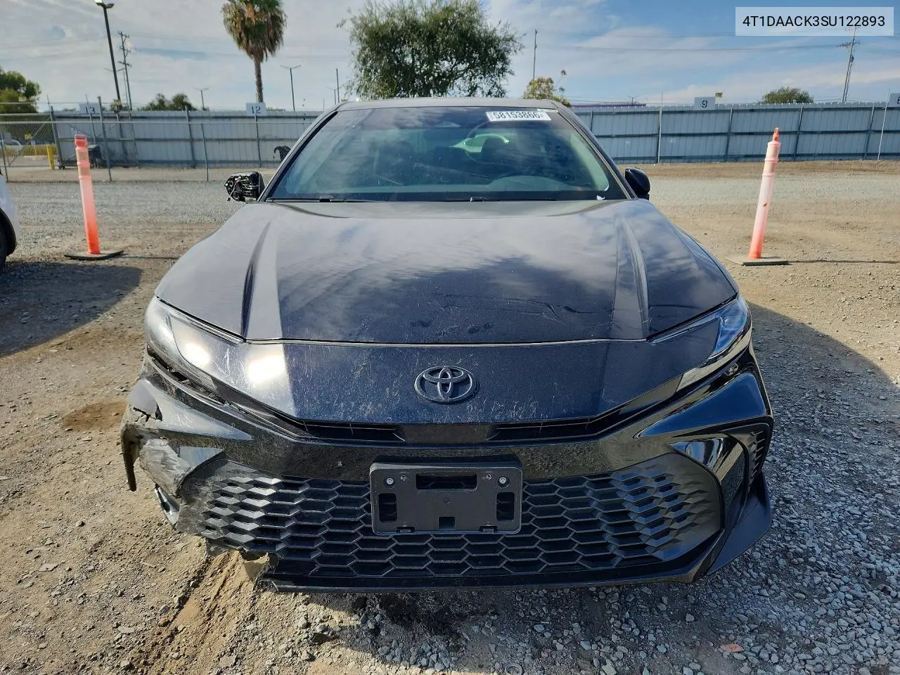 2025 Toyota Camry Se VIN: 4T1DAACK3SU122893 Lot: 58153866