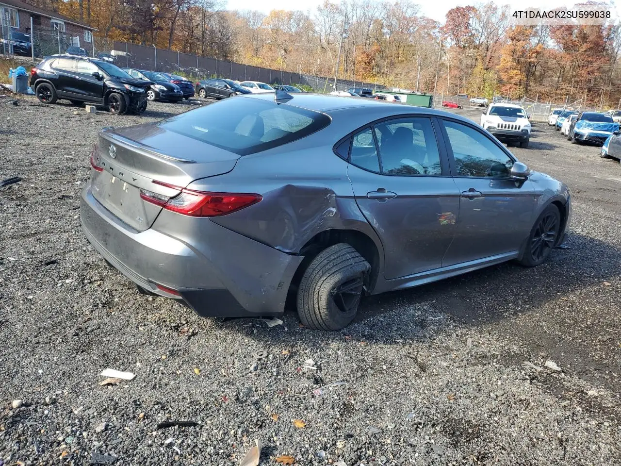 4T1DAACK2SU599038 2025 Toyota Camry Xse
