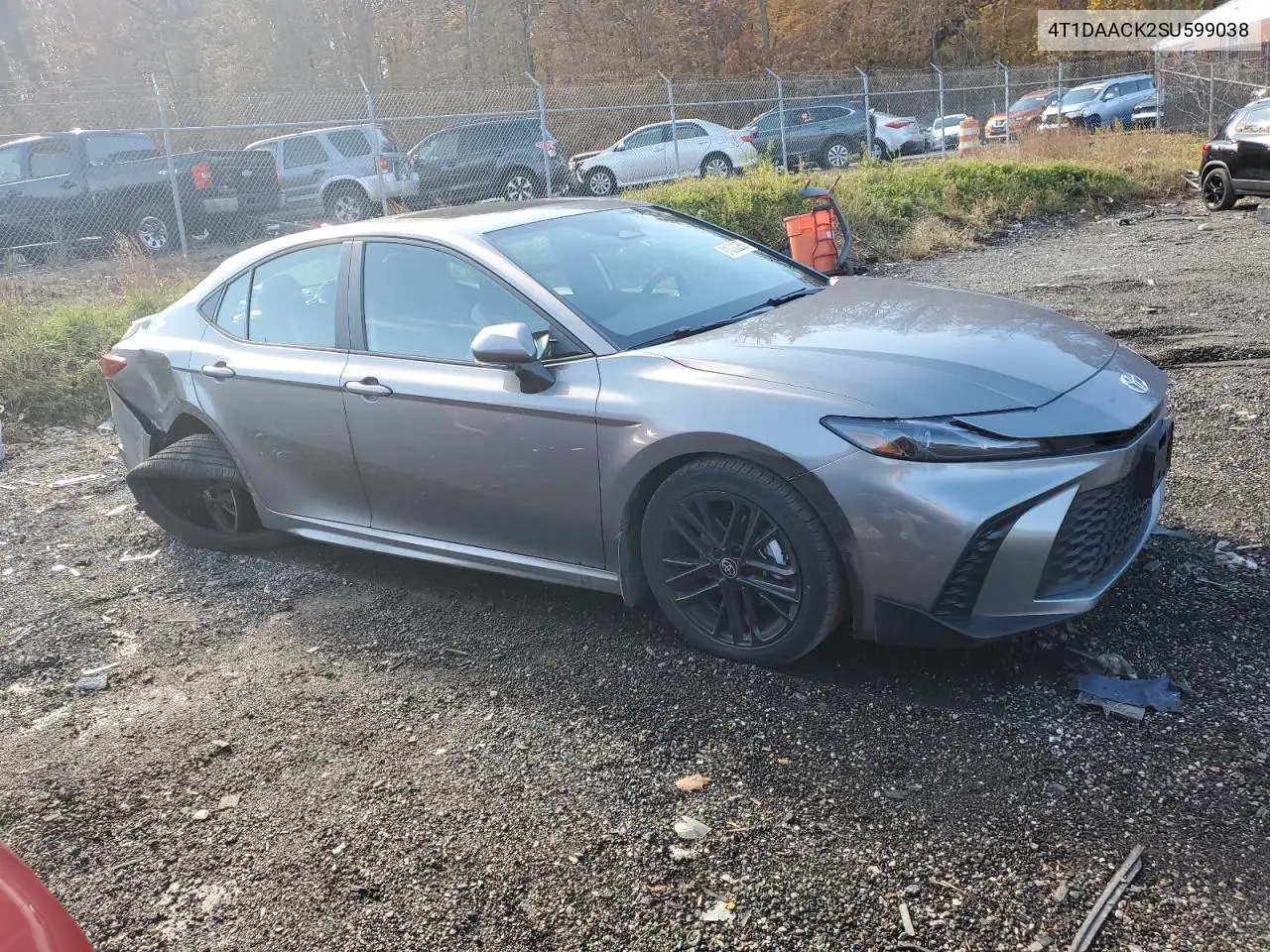 4T1DAACK2SU599038 2025 Toyota Camry Xse