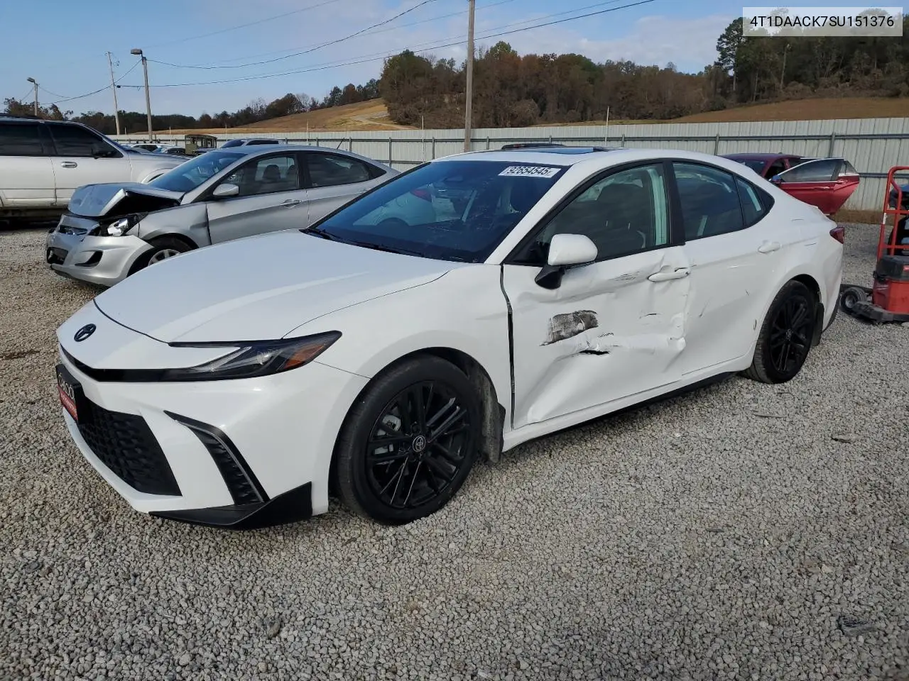 4T1DAACK7SU151376 2025 Toyota Camry