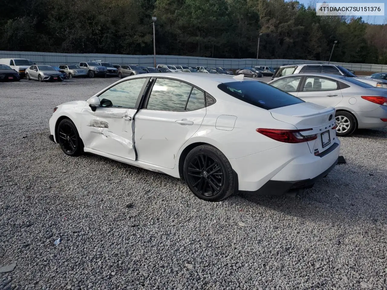 4T1DAACK7SU151376 2025 Toyota Camry