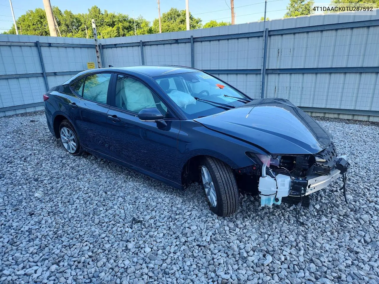 2026 Toyota Camry Le VIN: 4T1DAACK0TU287592 Lot: 56069386