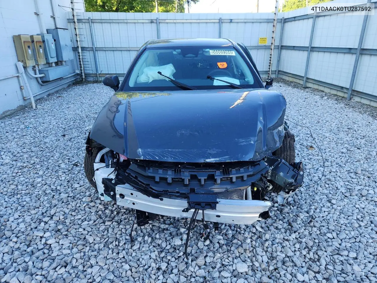 2026 Toyota Camry Le VIN: 4T1DAACK0TU287592 Lot: 56069386