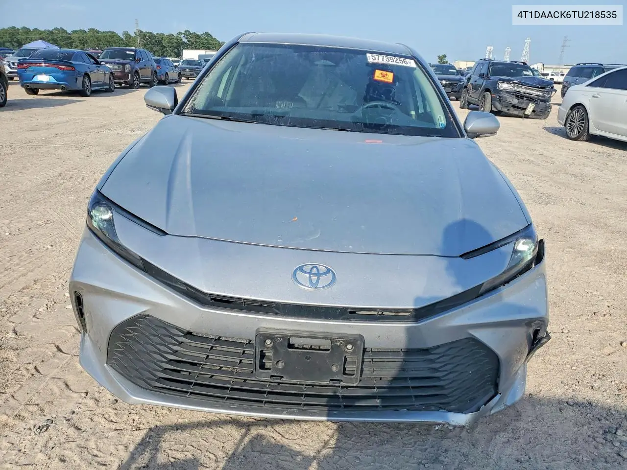 2026 Toyota Camry Le VIN: 4T1DAACK6TU218535 Lot: 57739256