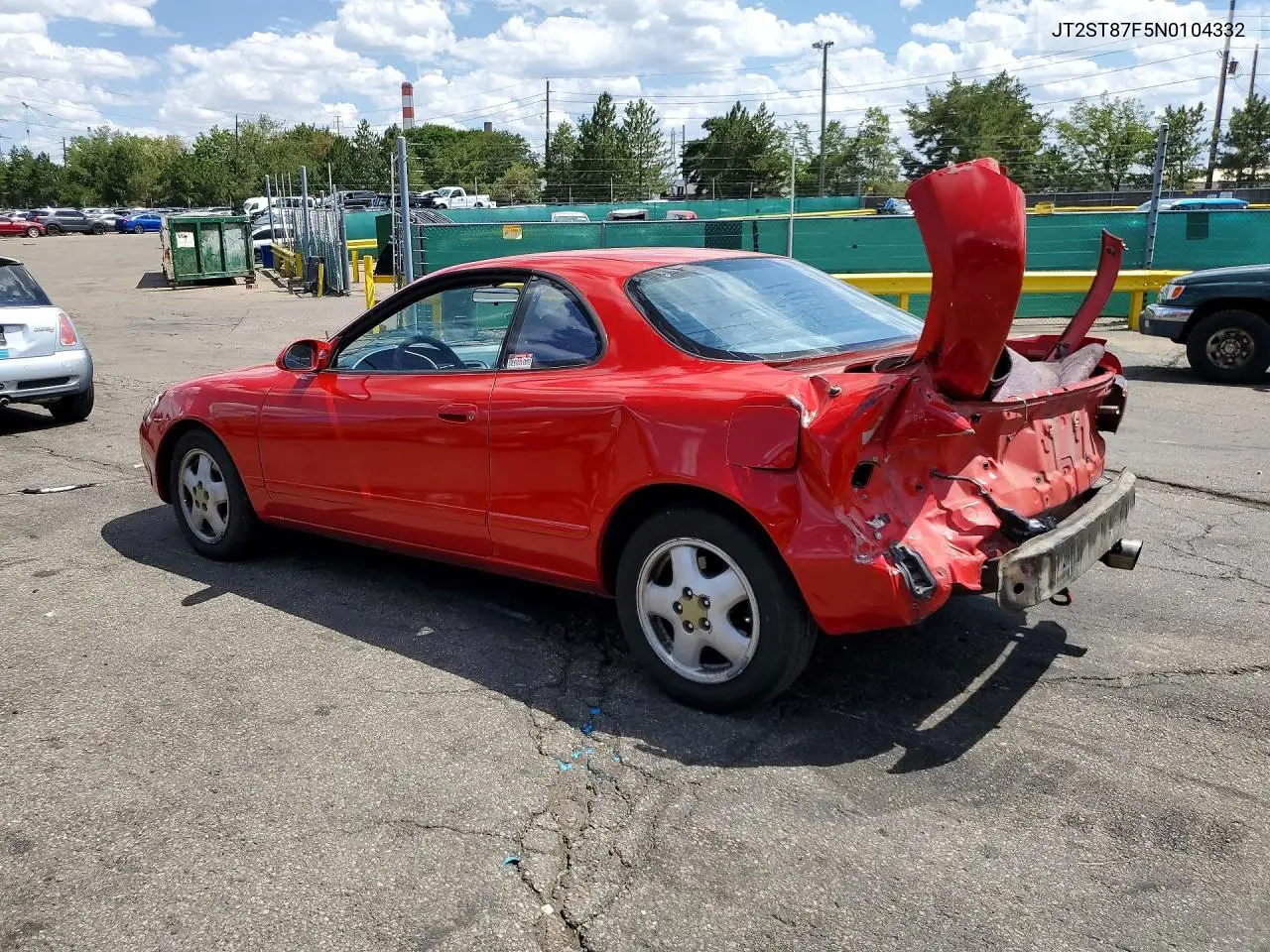 1992 Toyota Celica Gt VIN: JT2ST87F5N0104332 Lot: 60678566