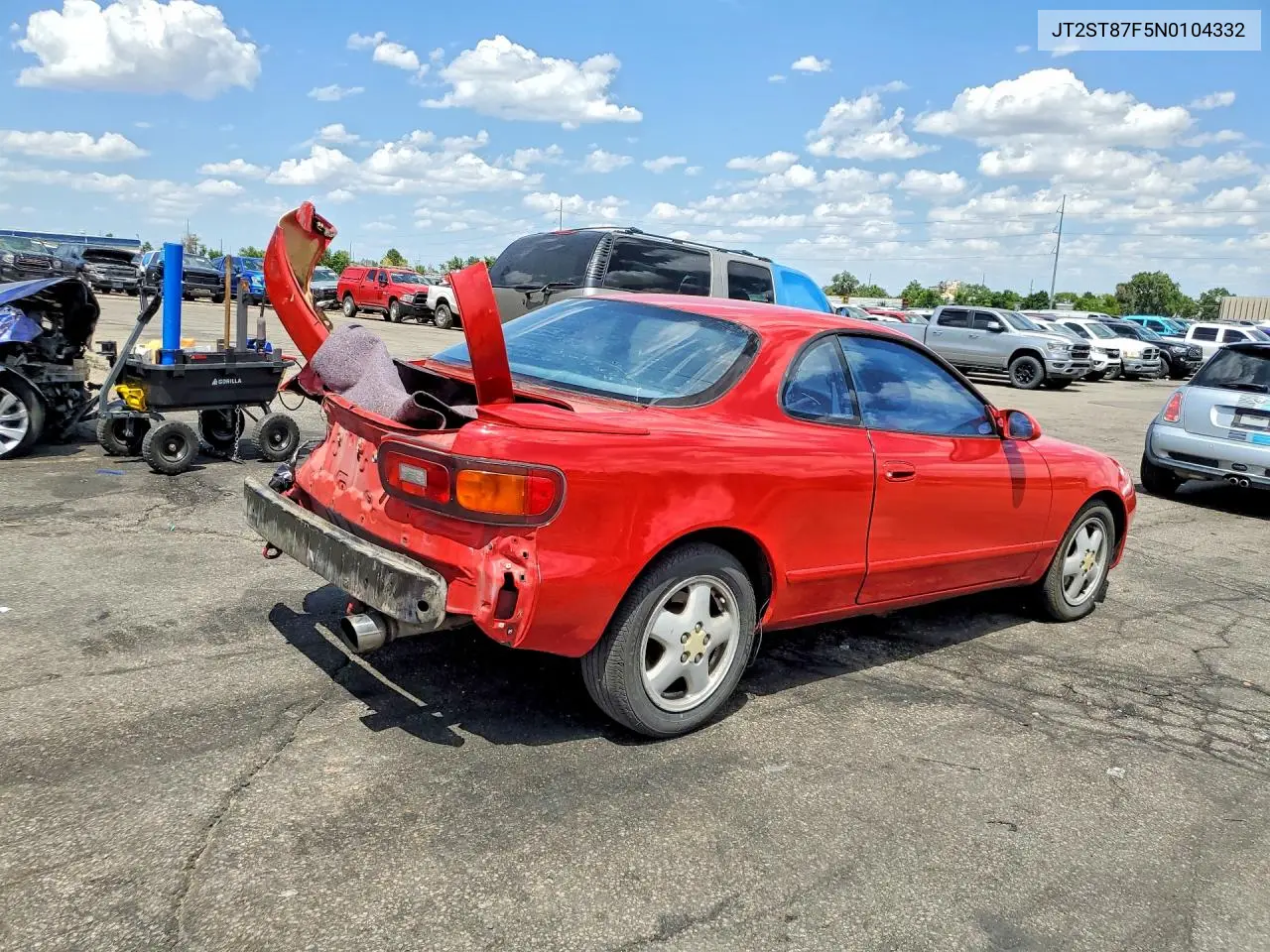 1992 Toyota Celica Gt VIN: JT2ST87F5N0104332 Lot: 60678566