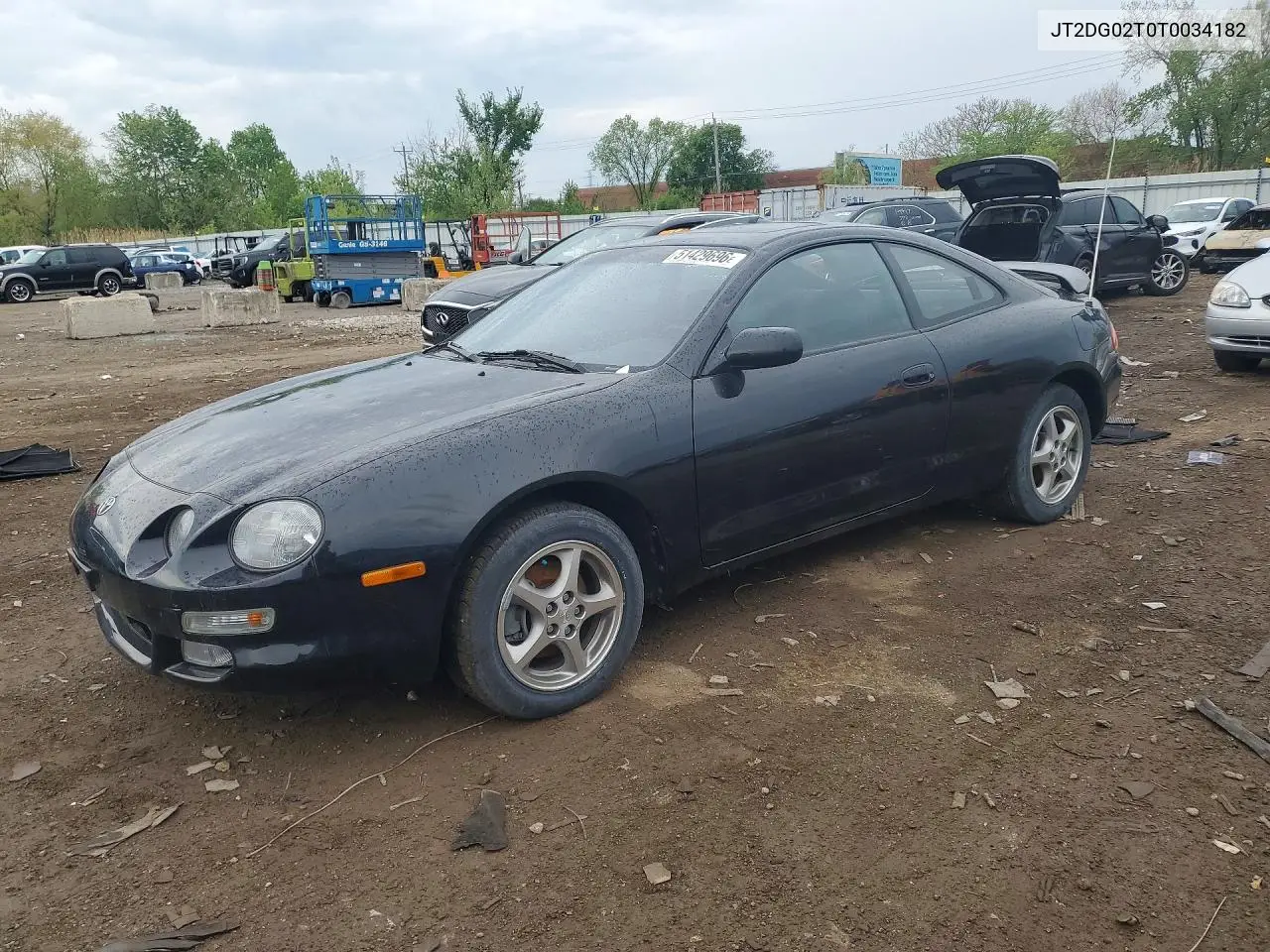 1996 Toyota Celica Gt VIN: JT2DG02T0T0034182 Lot: 51429696