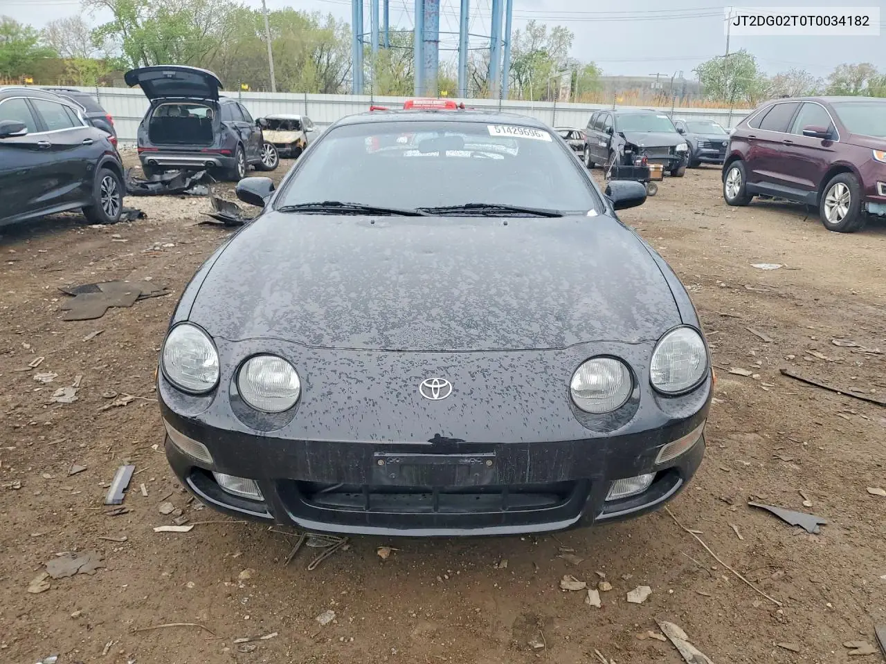 1996 Toyota Celica Gt VIN: JT2DG02T0T0034182 Lot: 51429696
