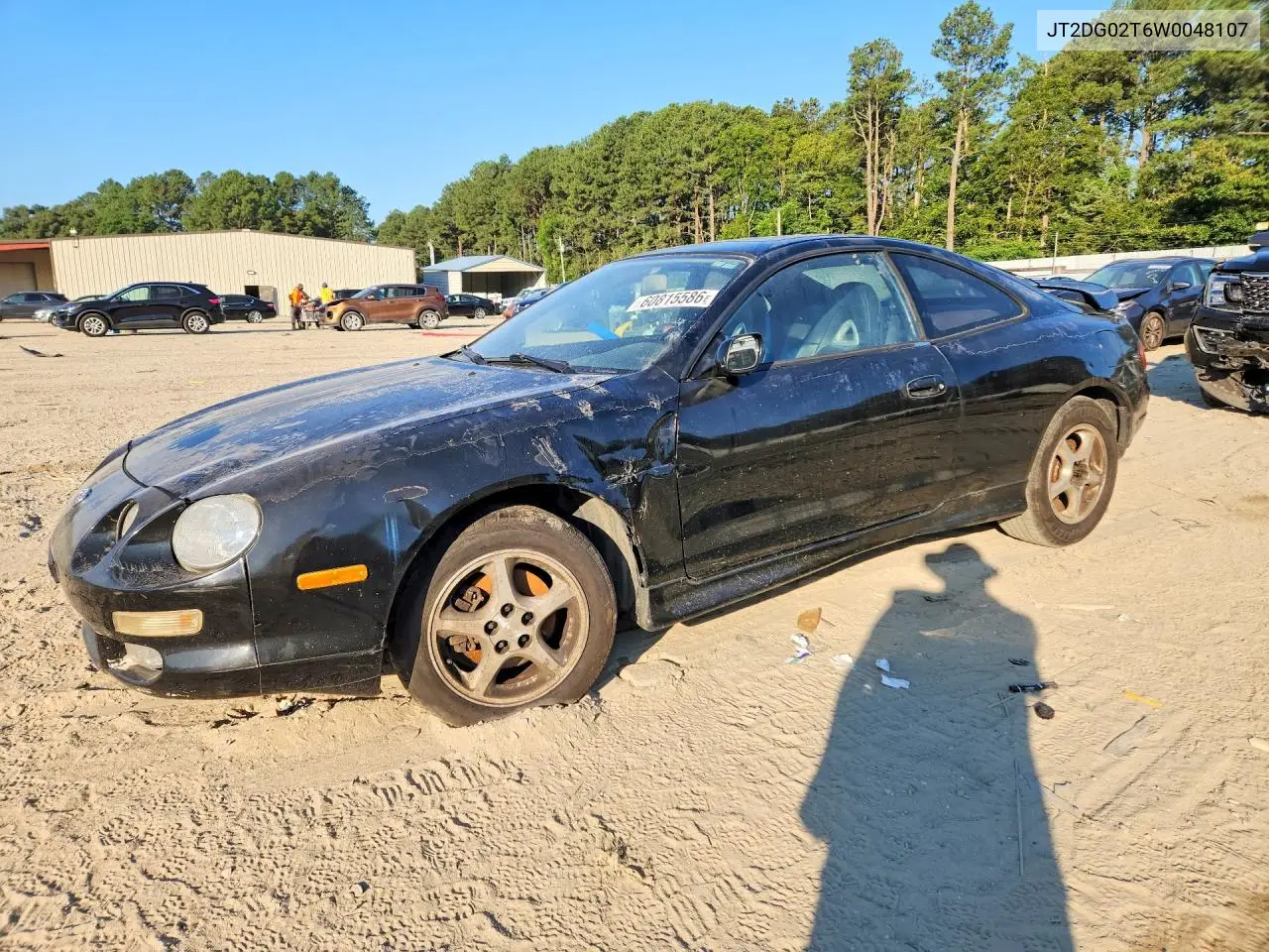 1998 Toyota Celica Gt VIN: JT2DG02T6W0048107 Lot: 60815586