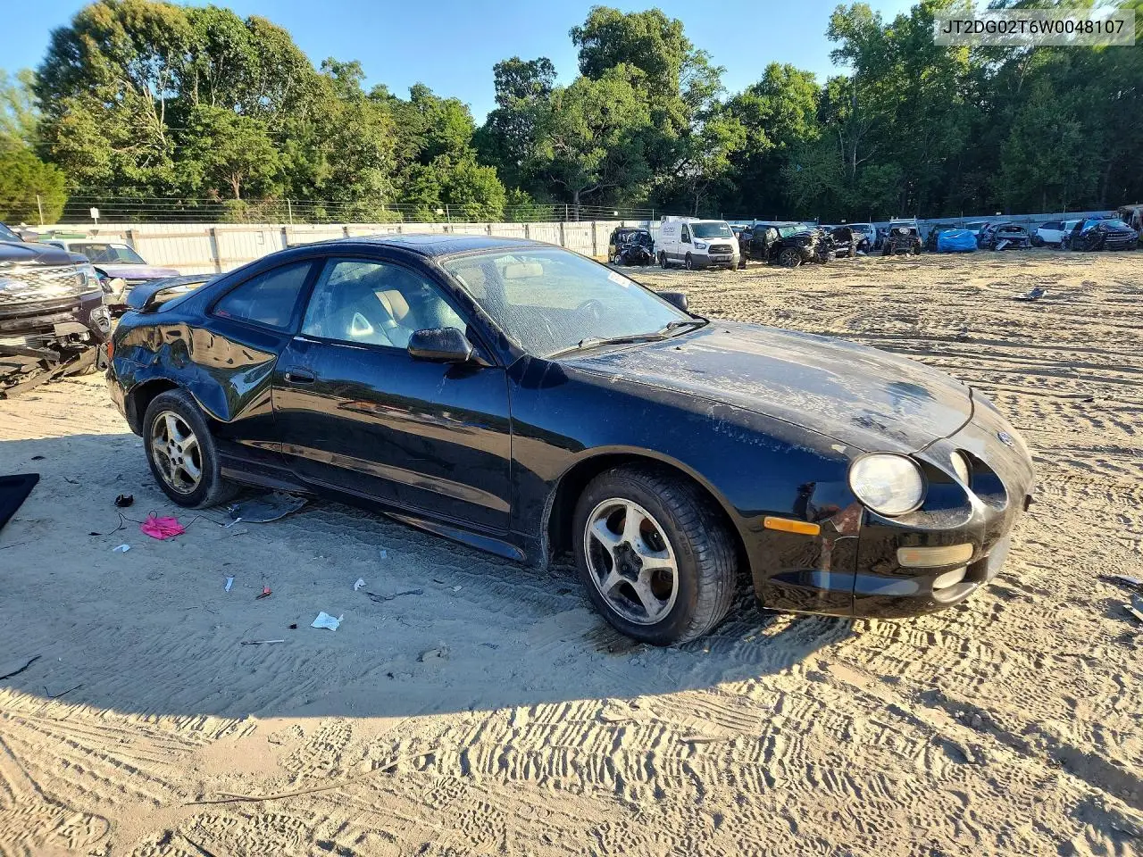 1998 Toyota Celica Gt VIN: JT2DG02T6W0048107 Lot: 60815586