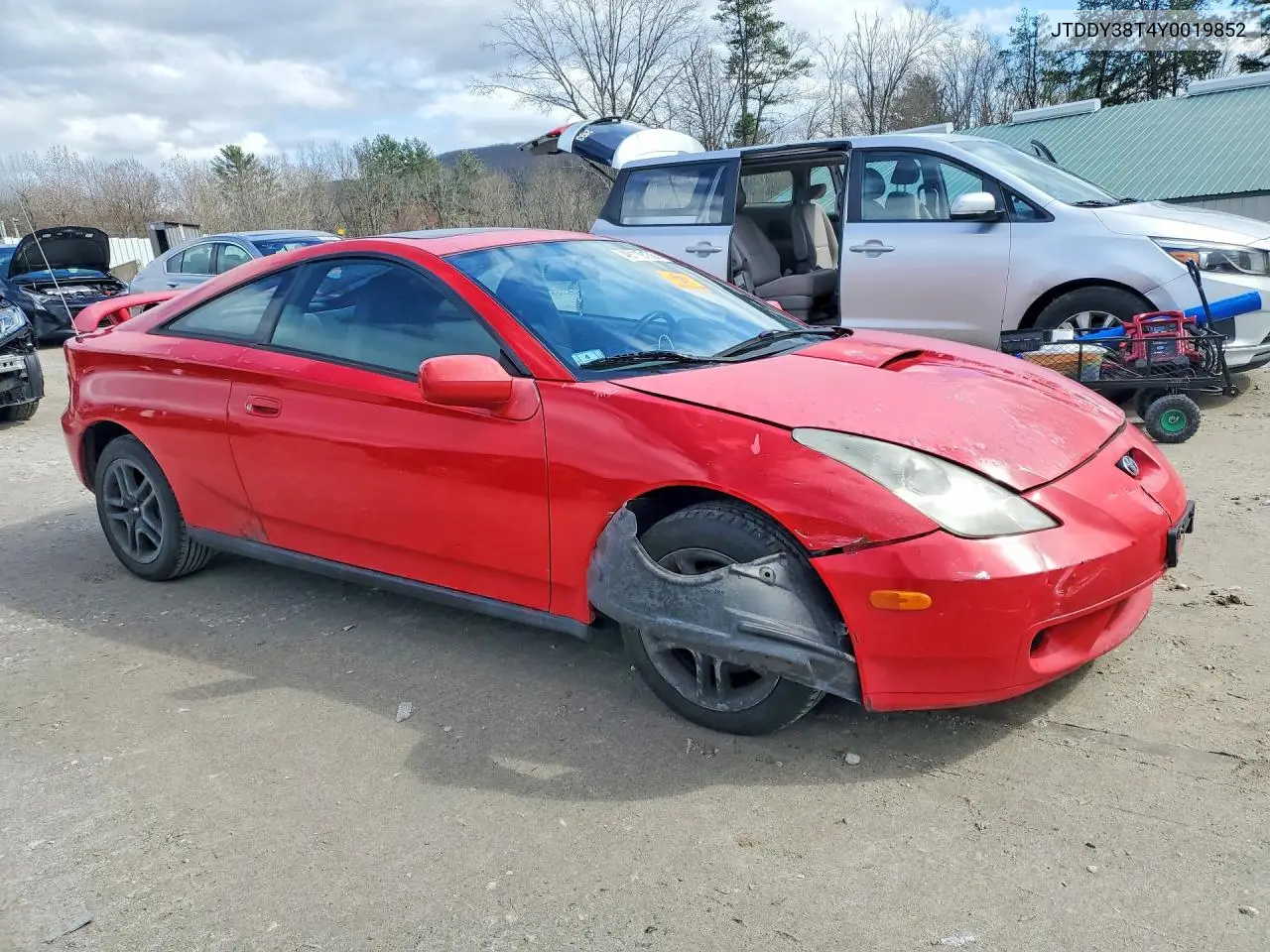 2000 Toyota Celica Gt-S VIN: JTDDY38T4Y0019852 Lot: 49119136