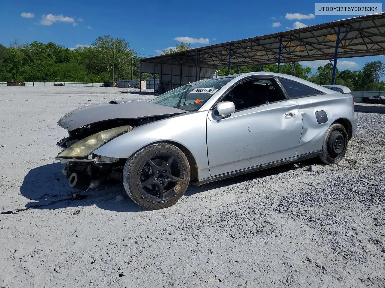 2000 Toyota Celica Gt-S VIN: JTDDY32T6Y0028304 Lot: 49837706