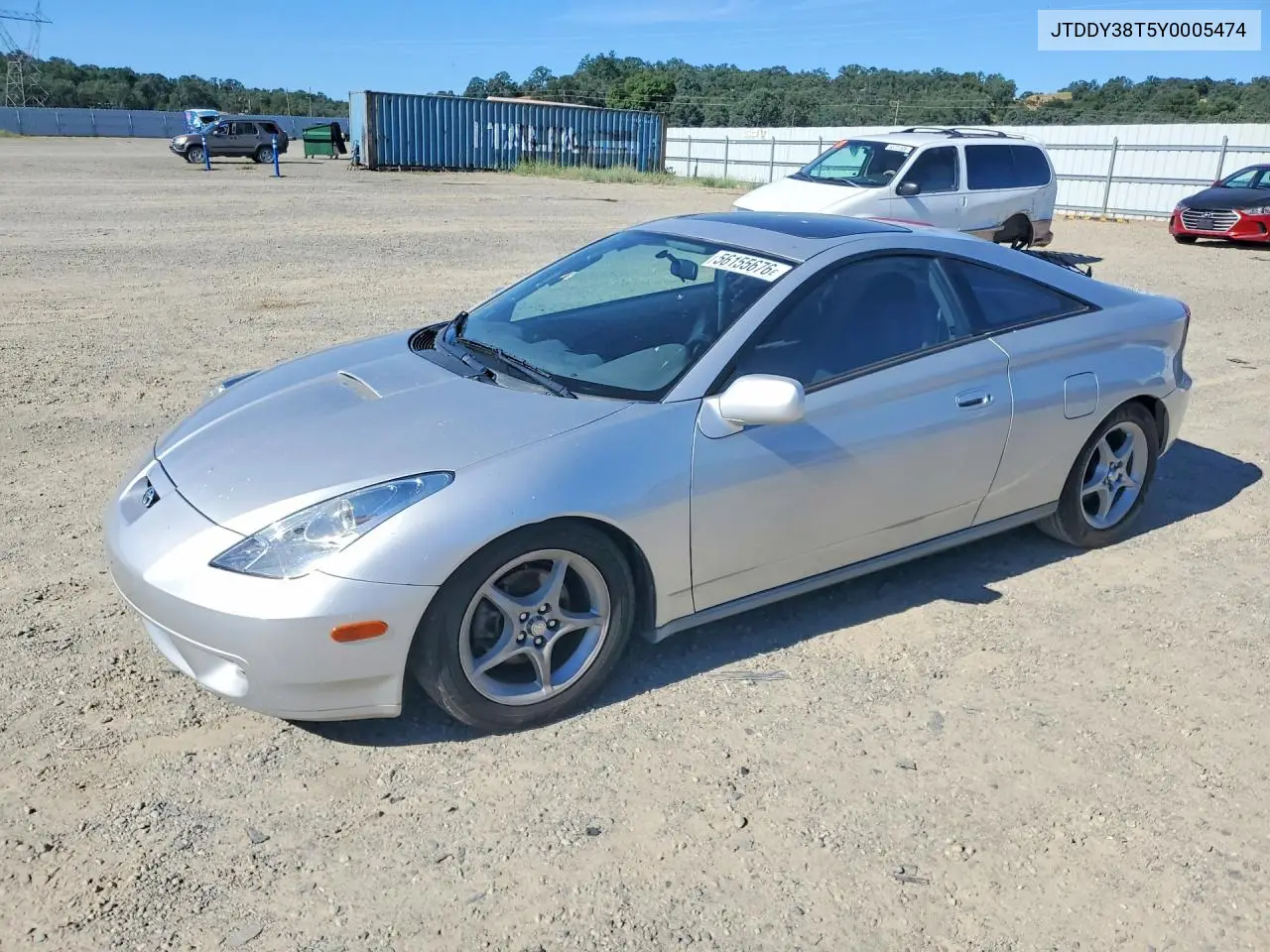 2000 Toyota Celica Gt-S VIN: JTDDY38T5Y0005474 Lot: 56155676
