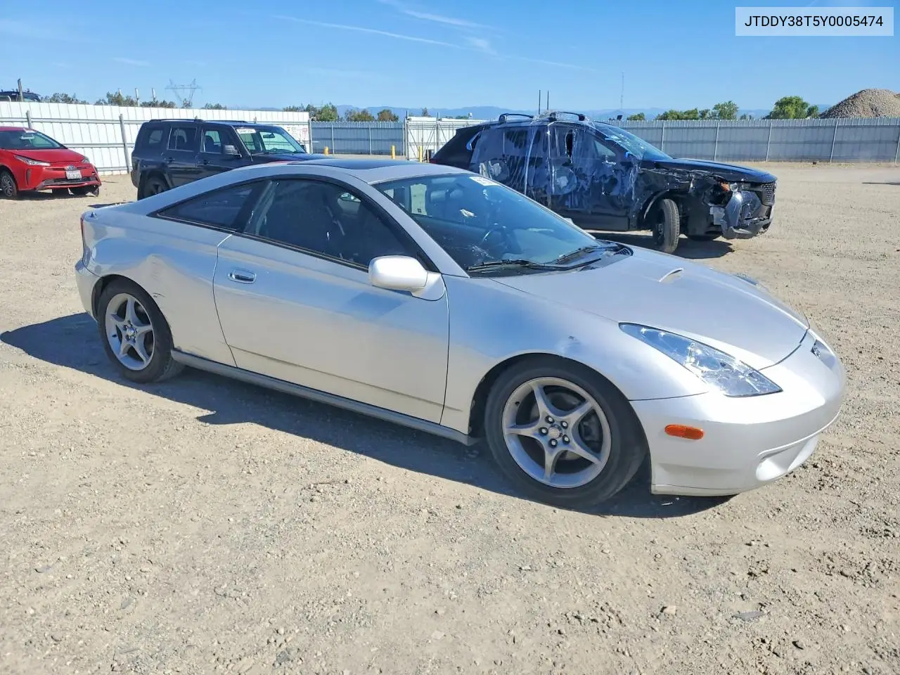 2000 Toyota Celica Gt-S VIN: JTDDY38T5Y0005474 Lot: 56155676