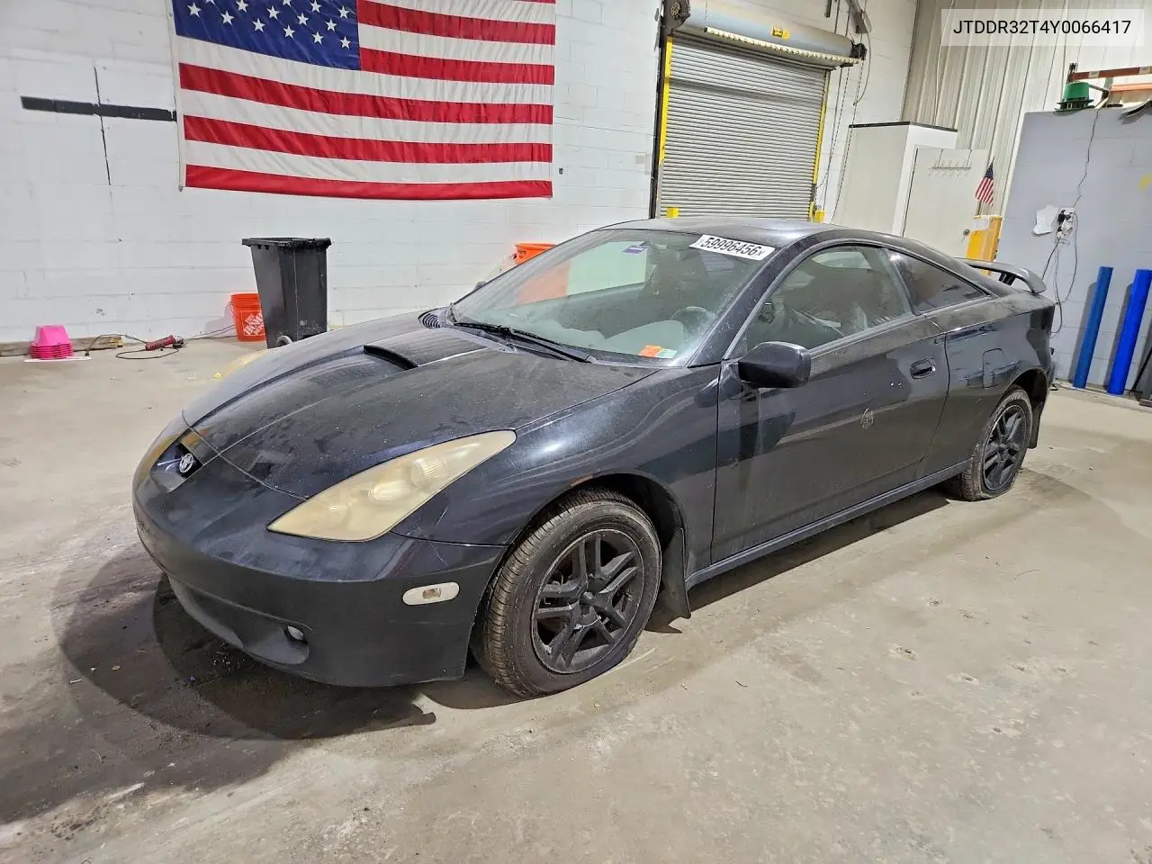 2000 Toyota Celica Gt VIN: JTDDR32T4Y0066417 Lot: 59996456