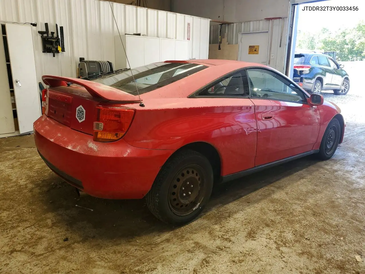 2000 Toyota Celica Gt VIN: JTDDR32T3Y0033456 Lot: 61491166