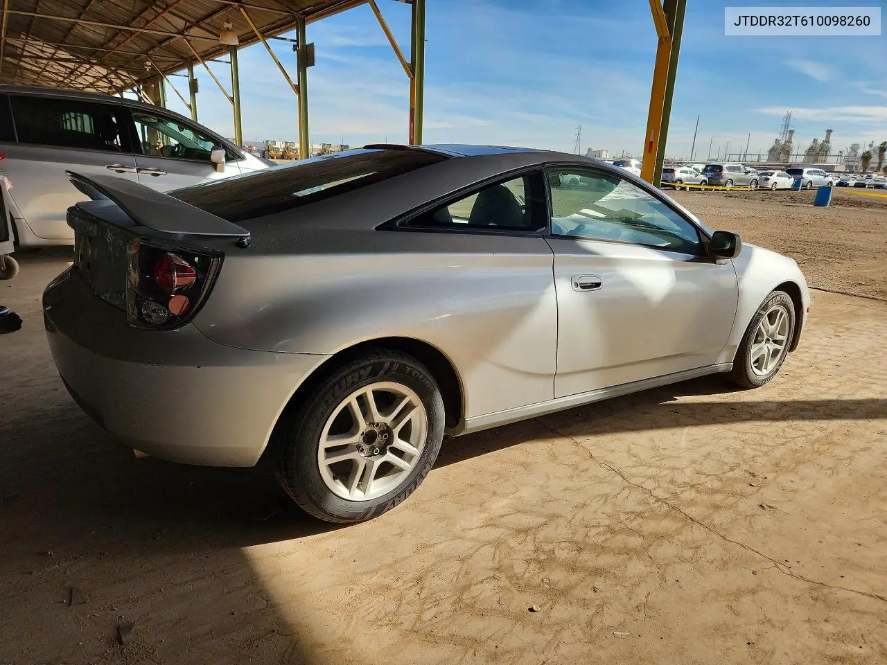 2001 Toyt Celica VIN: JTDDR32T610098260 Lot: 59010106