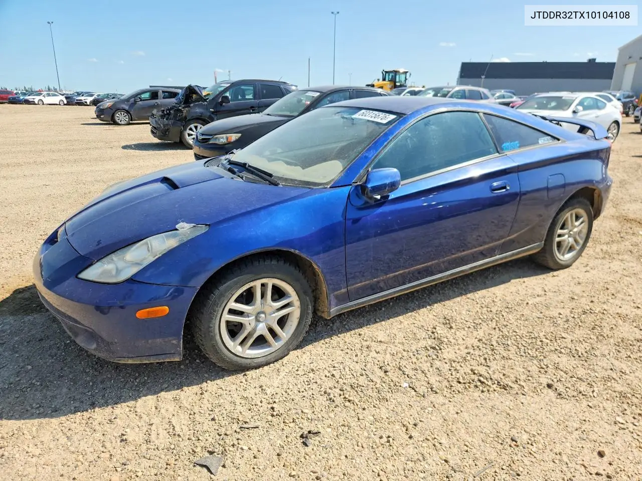 2001 Toyota Celica Gt VIN: JTDDR32TX10104108 Lot: 60315676