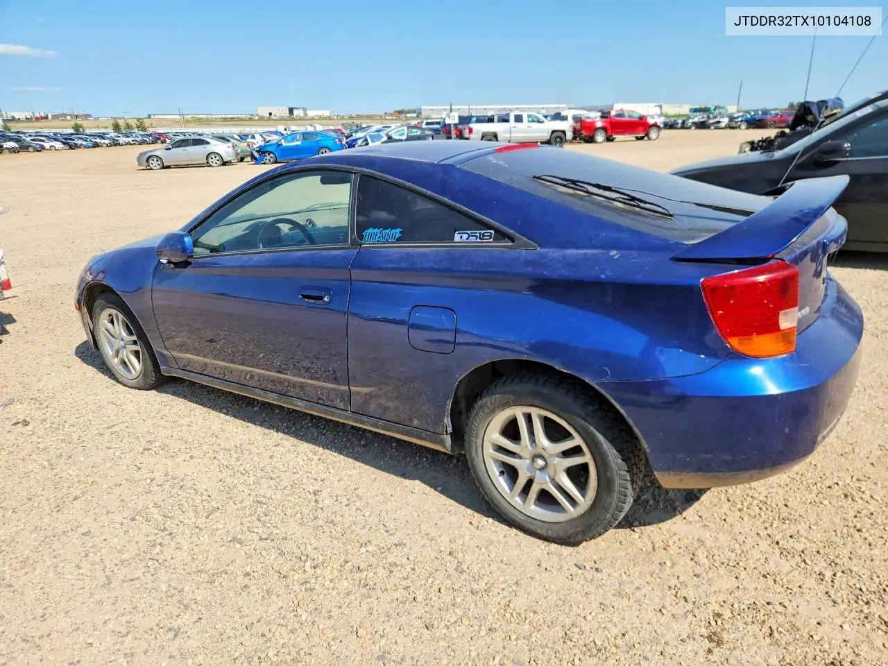 2001 Toyota Celica Gt VIN: JTDDR32TX10104108 Lot: 60315676