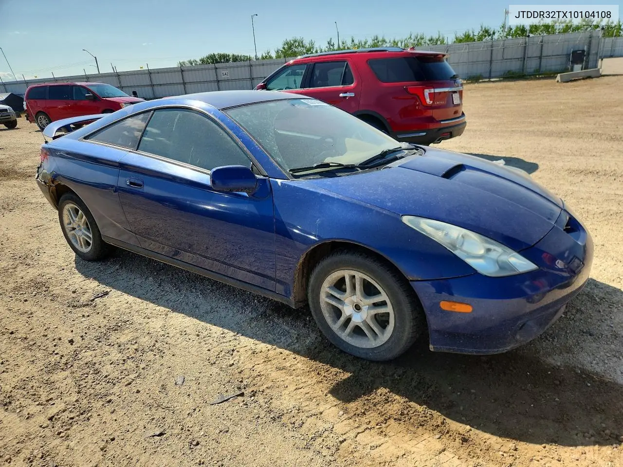 2001 Toyota Celica Gt VIN: JTDDR32TX10104108 Lot: 60315676