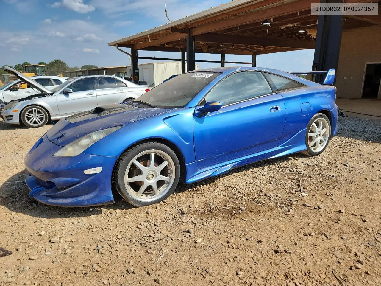 2002 Toyota Celica VIN: JTDDR32T0Y0024357 Lot: 45592026